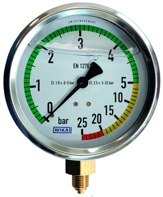 Pulvérisation - Mesures - Manomètre 1/4" ø 63