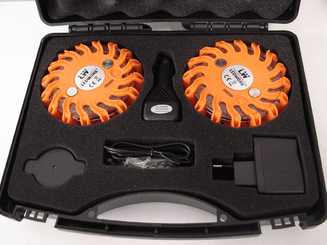 Eclairage, signalisation - Gyrophares - Malette de 2 balises magnétiques