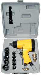 Compresseurs, outils pneumatiques - Outils pneumatiques - Clé à chocs 1/2" + accessoires