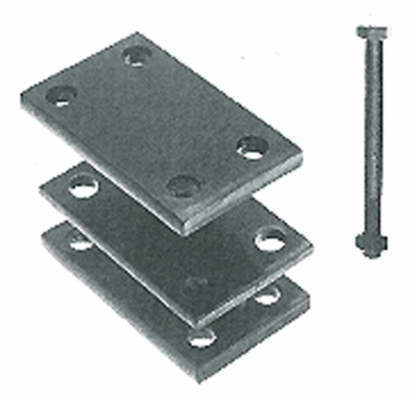 Pièces d'usure disque et dent - Cultivateurs - Bride complète pour dent carré 35 mm