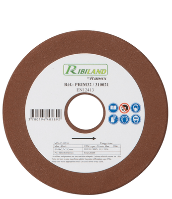 Accessoires bois - Affûteuses et accessoires - Meule affûteuse 108 x 4,5 x 23 mm