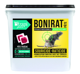Lutte anti-nuisibles - Produits anti-nuisibles - Raticide souricide pâte fraiche 5 kg