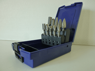 Consommables atelier - Perçage, vissage - Kit de 10 fraises carbure