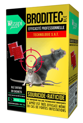 Lutte anti-nuisibles - Produits anti-nuisibles - Raticide souricide blé 150 g