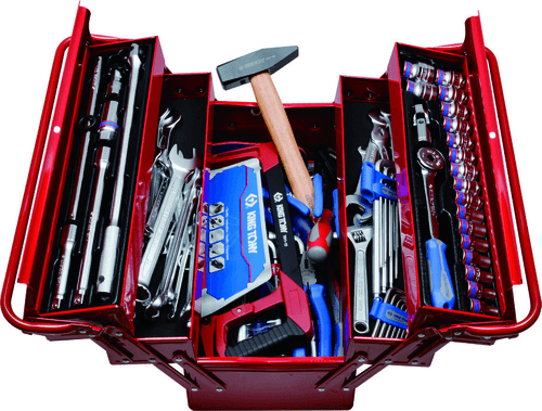 Equipement d'atelier - Outillages à main - Caisse à outils 89 pièces