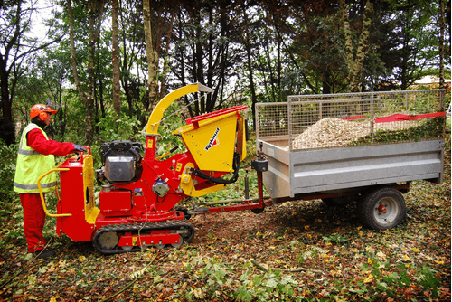Matériel forestier - Broyeurs de végétaux - Broyeur de branches sur chenilles VEGETOR C