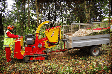 Matériel forestier - Broyeurs de végétaux - Broyeur de branches sur chenilles VEGETOR C