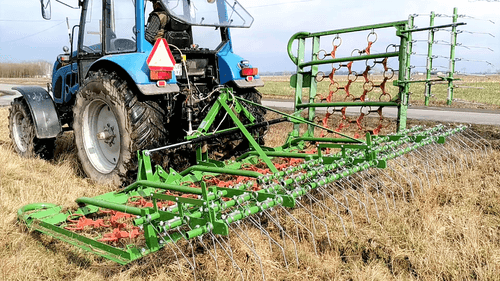Entretien - Herse prairie - Herse émousseuse de prairie à chainons