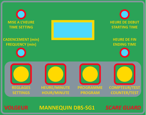 Lutte anti-nuisibles - Effaroucheurs - Effaroucheur gonflable SCARE GUARD