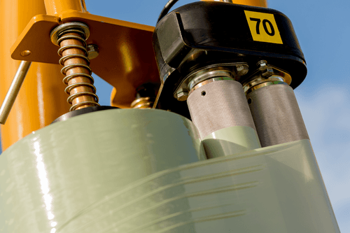 Récolte - Enrubanneuses - Enrubanneuse à balles rondes portée à satellites