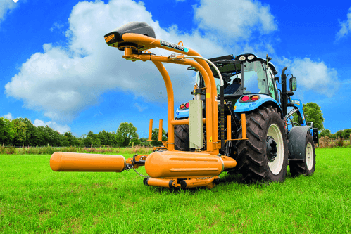 Récolte - Enrubanneuses - Enrubanneuse à balles rondes portée à satellites