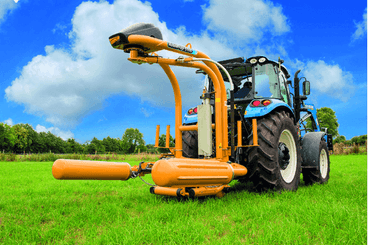 Récolte - Enrubanneuses - Enrubanneuse à balles rondes portée à satellites