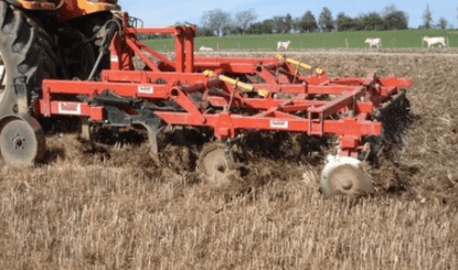 Travail du sol - Déchaumeur à dents - Déchaumeur à dents + disques
