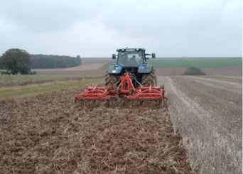 Travail du sol - Déchaumeur à dents - Déchaumeur à dents + disques