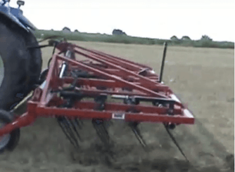 Travail du sol - Déchaumeur à dents - Herse à dents droites RAPID MULCH