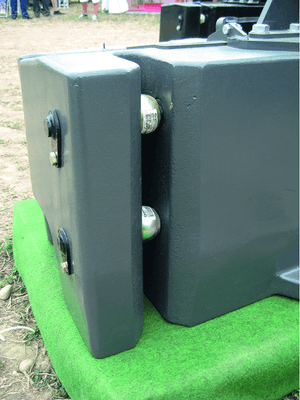 Matériel de ferme - Contre poids et masses - Masses