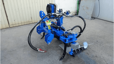 Travail du sol - Viti arbo - Porte outils BIEL avec interceps hydrauliques