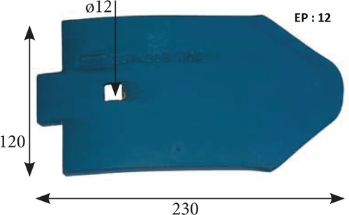 Pièces d'usure disque et dent - Cultivateurs - Pointe de soc pour SMARAGD Lemken adaptable