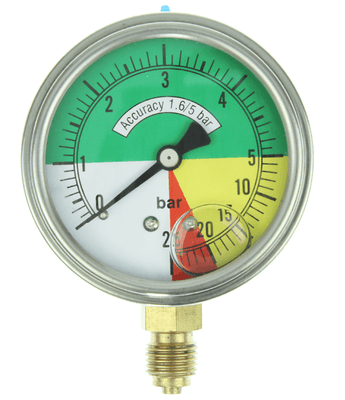 Pulvérisation - Mesures - Manomètre 1/4" ø 63