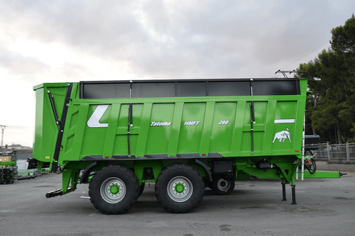 Transport - Remorques agricoles - Benne à fond poussant HMFT