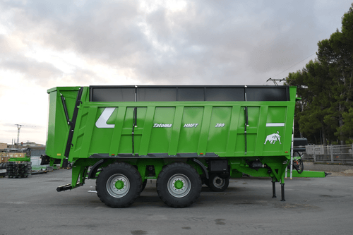 Transport - Remorques agricoles - Benne à fond poussant HMFT