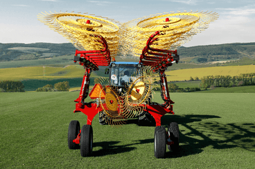 Fenaison - Andaineurs rotatifs - Andaineur SOLEILS QRAKE X