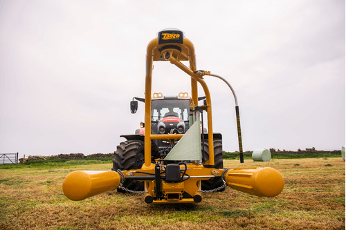 Récolte - Enrubanneuses - Enrubanneuse à balles rondes portée à satellites