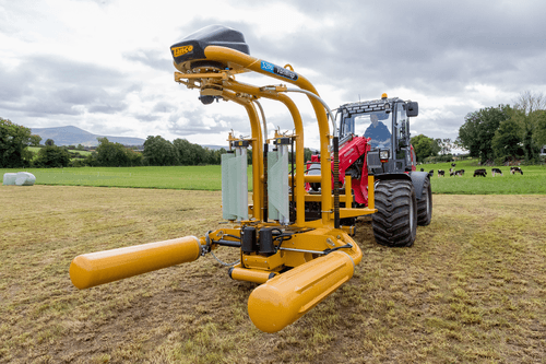 Récolte - Enrubanneuses - Enrubanneuse à balles rondes portée à satellites