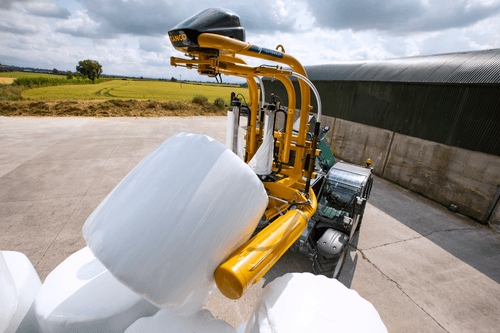 Récolte - Enrubanneuses - Enrubanneuse à balles rondes portée à satellites