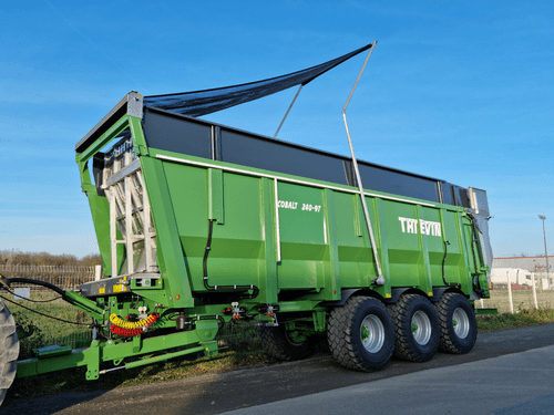 Transport - Remorques agricoles - Benne à fond poussant COBALT