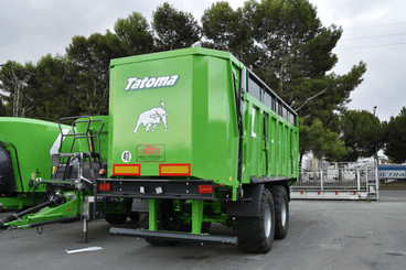 Transport - Remorques agricoles - Benne à fond poussant HMFT