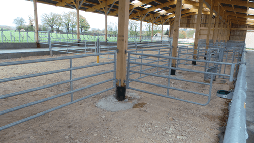 Matériel d'élevage - Barrière herbage - Barrière 5 lisses