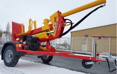 Matériel forestier - Fendeuses à bois - Fendeuse thermique sur châssis routier - XYLO