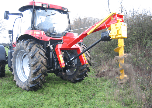 Matériel de ferme - Tarière - Tarière mécanique
