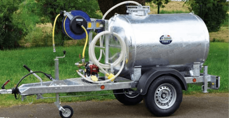 Matériel d'élevage - Tonne à eau - Citerne roulante 90 Km/h PASDELOU