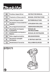 Electroportatifs - Perçeuses, visseuses - Visseuse à chocs 18V 180 NM DTD171ZJ
