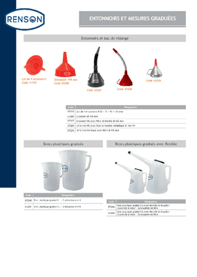 Equipement d'atelier - Graissage - Entonnoir avec filtre et flexible