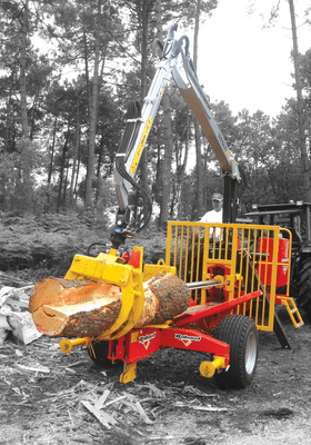 Matériel forestier - Fendeuses à bois - Fendeuse tracteur horizontale F80