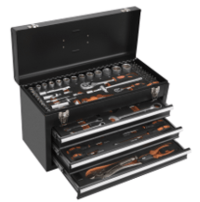 Equipement d'atelier - Outillages à main - Caisse à outils 91 pièces