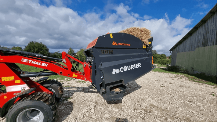 Alimentation - Dérouleuses - Pailleuse de logettes ou aires paillées