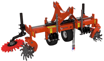 Travail du sol - Viti arbo - Interceps sur châssis à largeur variable