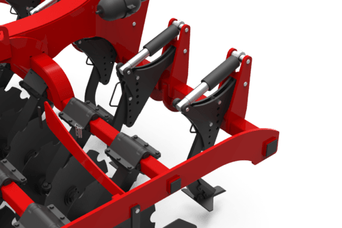 Travail du sol - Déchaumeur à dents - Déchaumeur combiné DISCORDON