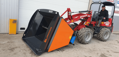 Manutention - Pince balle - Godet pailleur de logettes BEDDING MASTER