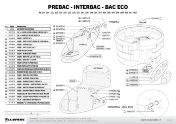 Abreuvement - Bacs - Bac PREBAC ovale 950 L