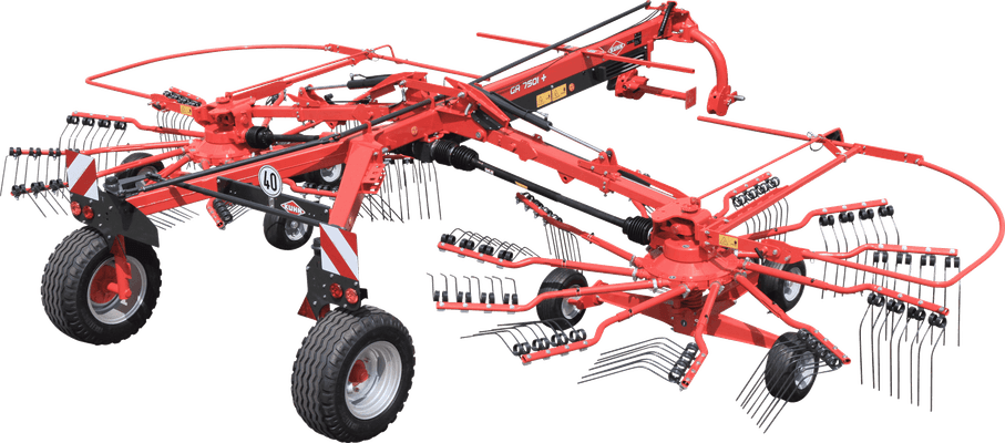 Fenaison - Andaineurs rotatifs - Andaineur GA 1001 double rotor