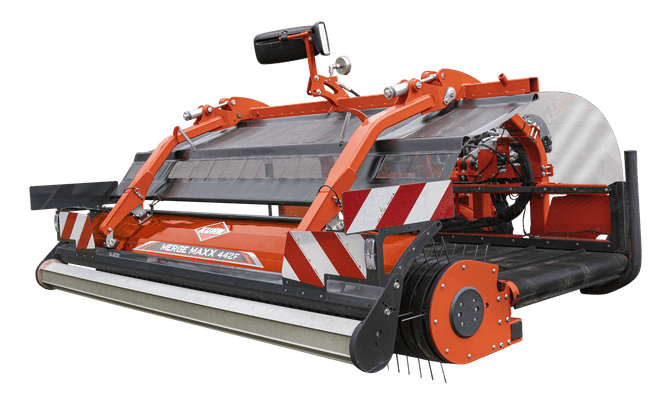 Fenaison - Andaineurs rotatifs - Andaineur à tapis frontal MERGE MAXX 442 F