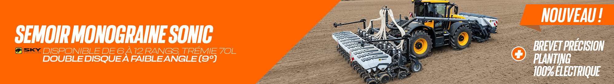 Semoir monograine électrique SONIC
